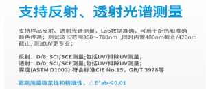 YS6060臺(tái)式分光測色儀：透射/反射光譜測量顏色解決方案